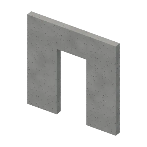 Core doorway, 3D model preview