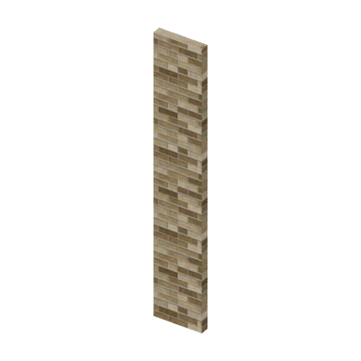 Finish pier, 3D model preview