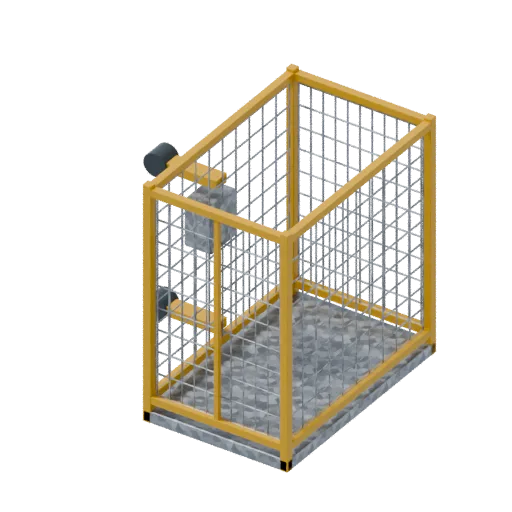 Material hoist car, 3D model preview