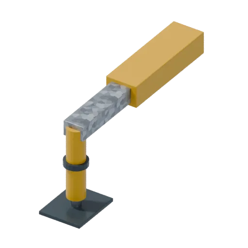 Mobile outrigger, 3D model preview