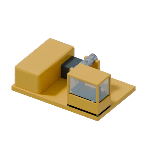 Mobile slew, 3D model preview