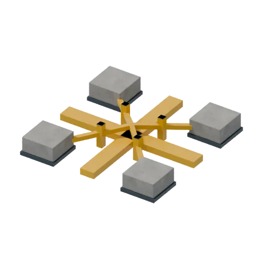 Tower base, 3D model preview