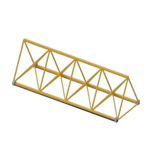 Tower jib section, 3D model preview