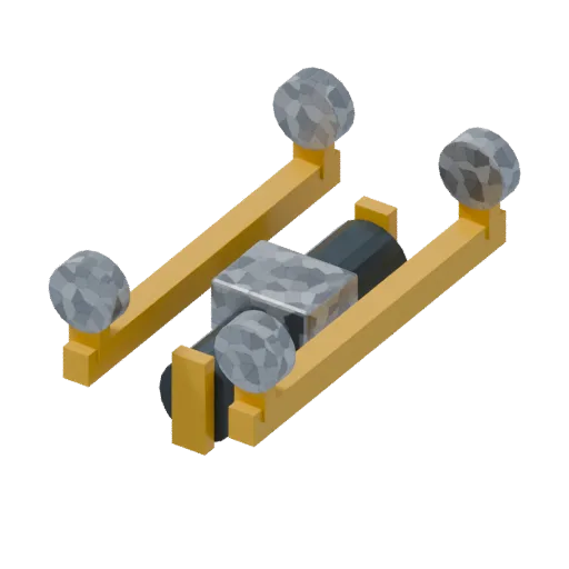 Tower trolley, 3D model preview