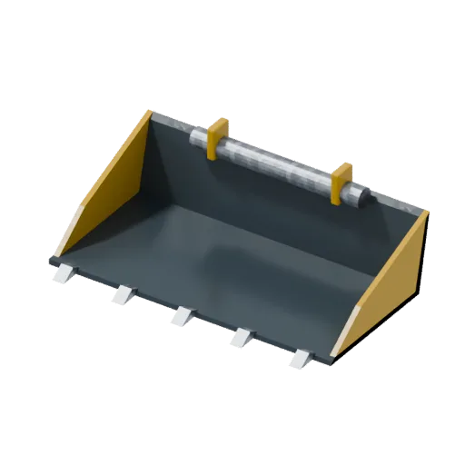 Loader bucket, 3D model preview