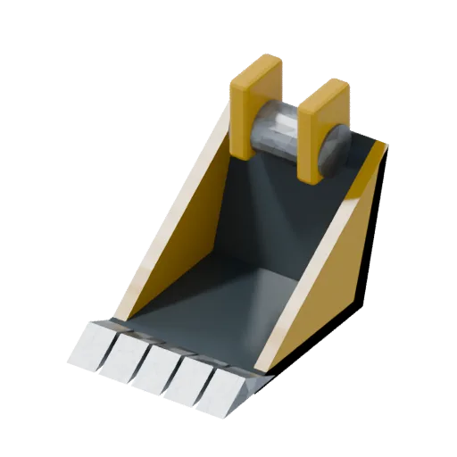 Mini bucket, 3D model preview