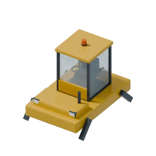 Roller base, 3D model preview