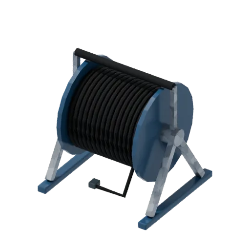 Cable reel, 3D model preview