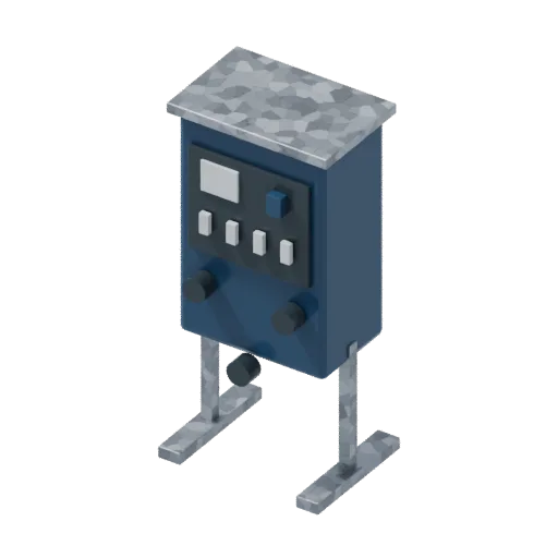 Distribution box, 3D model preview