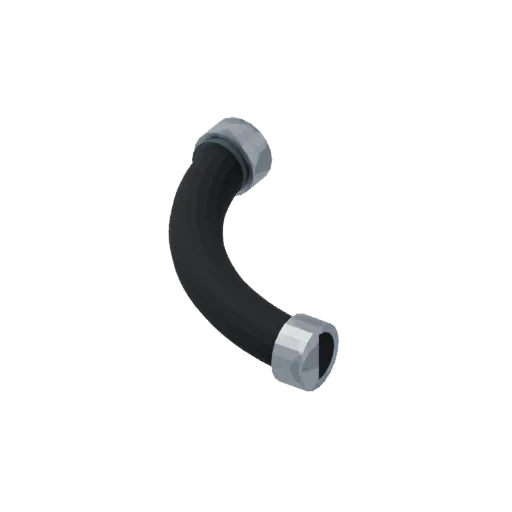 Hose elbow, 3D model preview