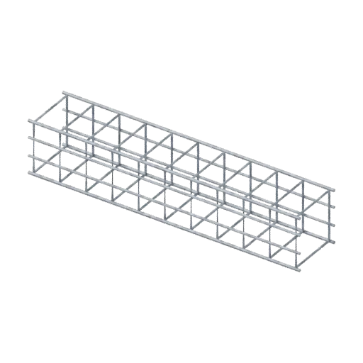 Rebar cage, 3D model preview