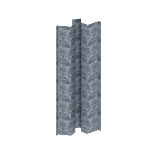 Sheet pile corner, 3D model preview