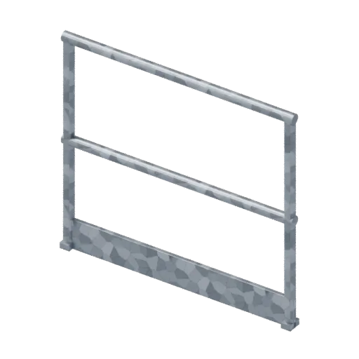 Walkway end guard, 3D model preview