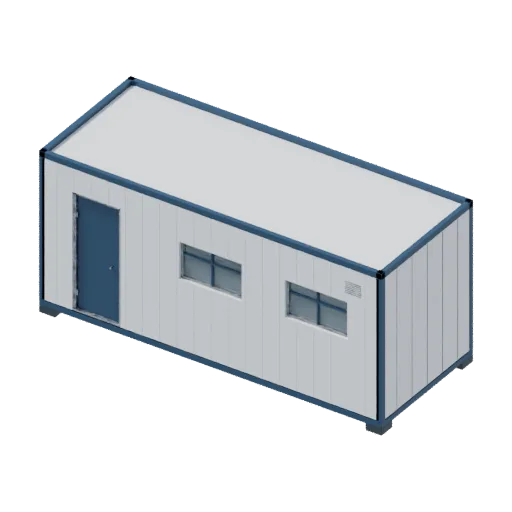 Welfare cabin, 3D model preview