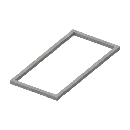 Slab stair opening, 3D model preview