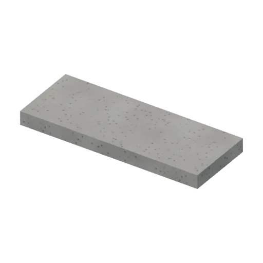 Stair floor landing, 3D model preview