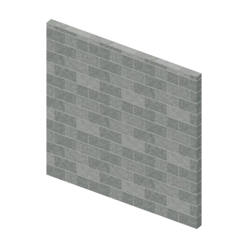 Wall backing blank, 3D model preview