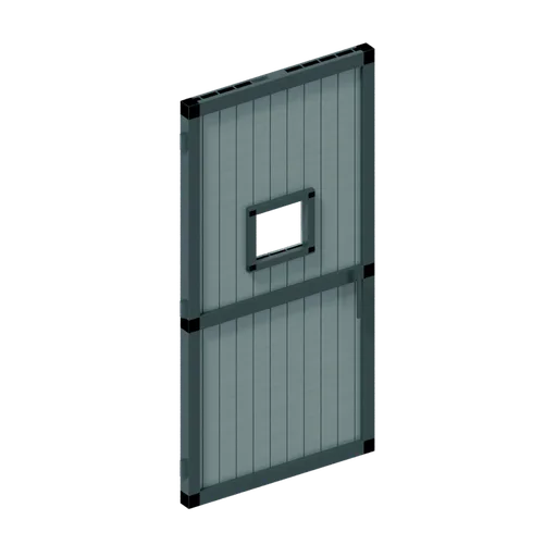 Courtyard gate left, 3D model preview