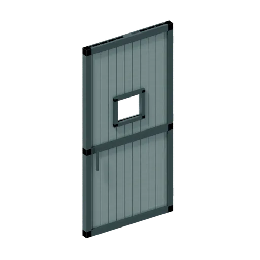 Courtyard gate right, 3D model preview