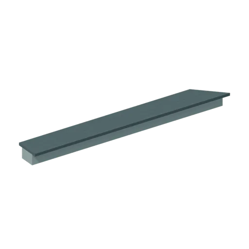 Industrial coping right, 3D model preview