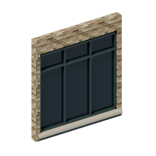 Industrial frame display, 3D model preview