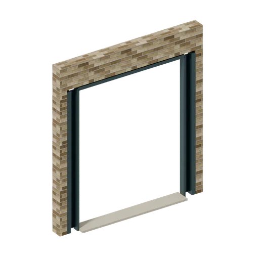 Industrial frame entry, 3D model preview