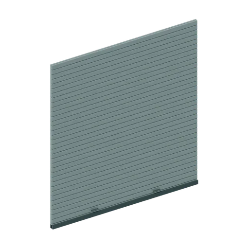 Industrial shutter, 3D model preview