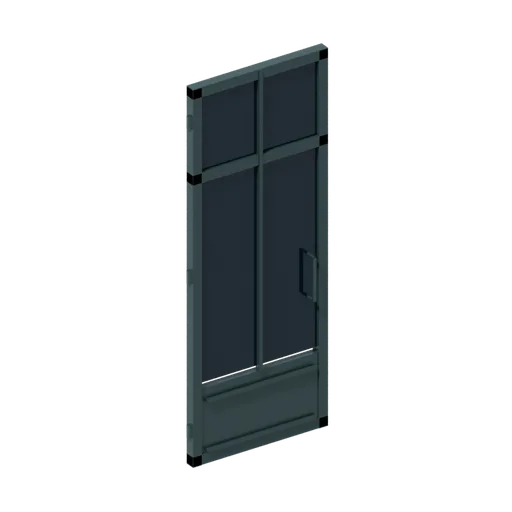 Pub door (left hand), 3D model preview