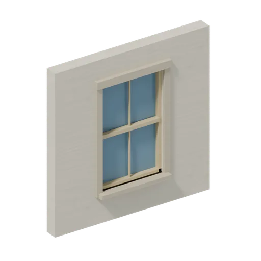 Pub upper sash, 3D model preview
