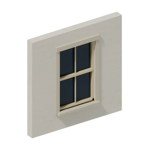 Pub upper sash, 3D model preview