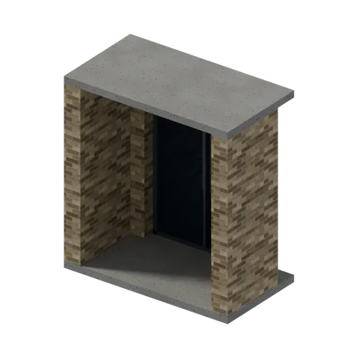 Loggia bay, 3D model preview