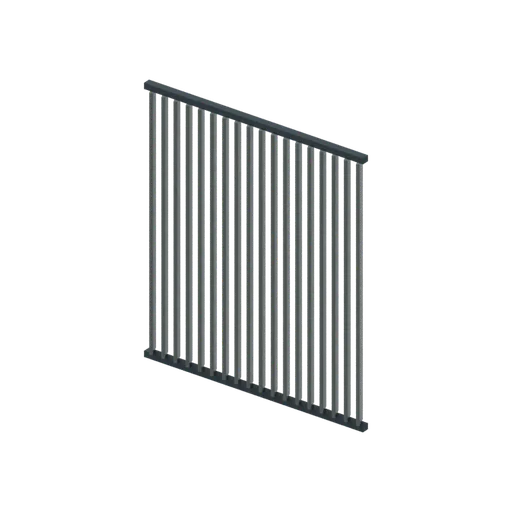 Louvre screen wide, 3D model preview