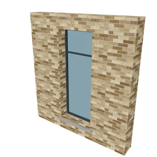 Narrow window, 3D model preview