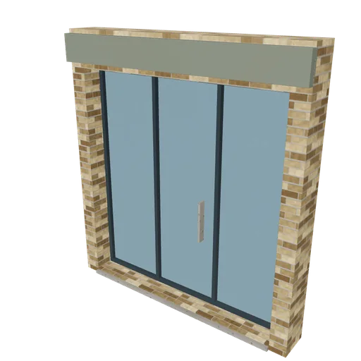 Retail entry, 3D model preview