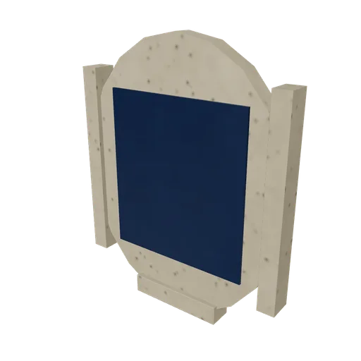 Civic crest, 3D model preview