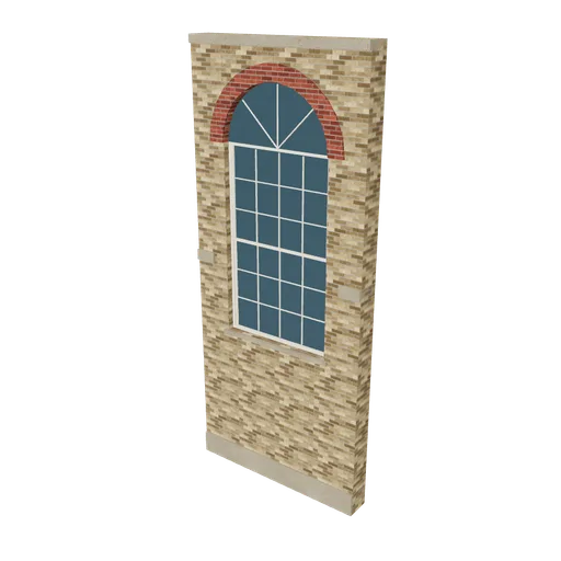 Civic hall bay, 3D model preview