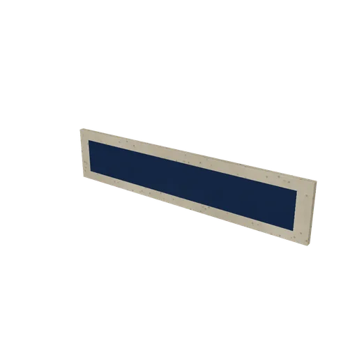 Civic name panel, 3D model preview