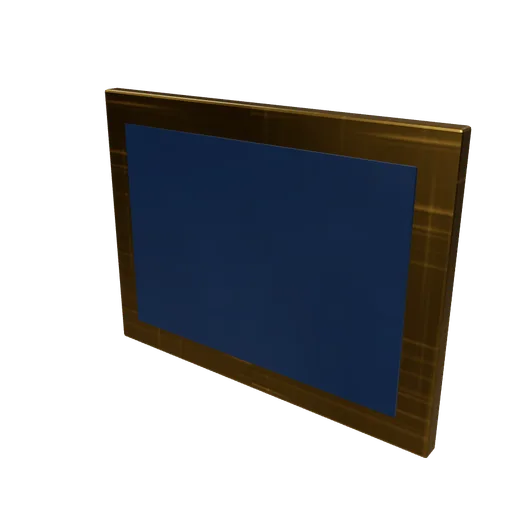 Civic plaque, 3D model preview