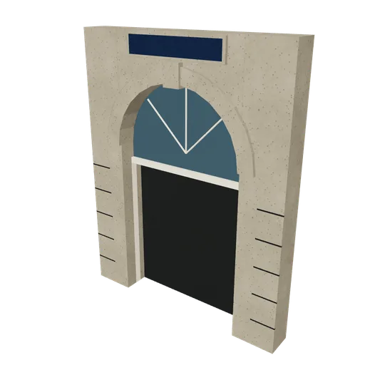 Civic portal formal, 3D model preview