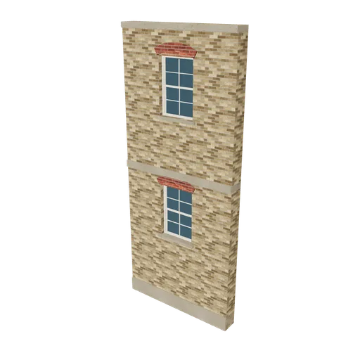 Civic stair bay, 3D model preview