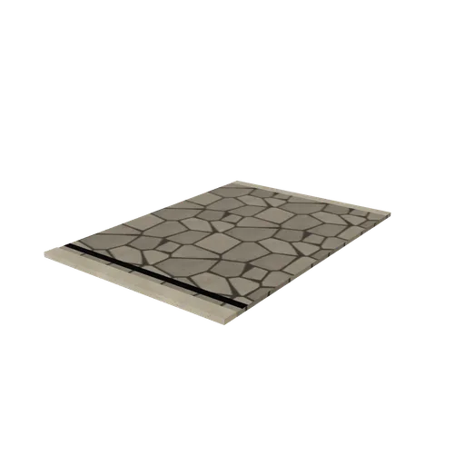 Fire forecourt, 3D model preview