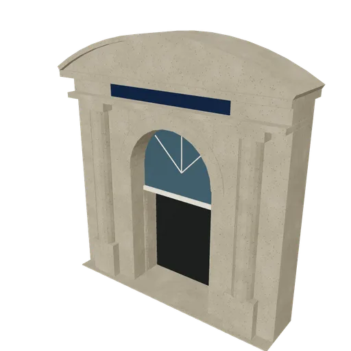 Library portal, 3D model preview