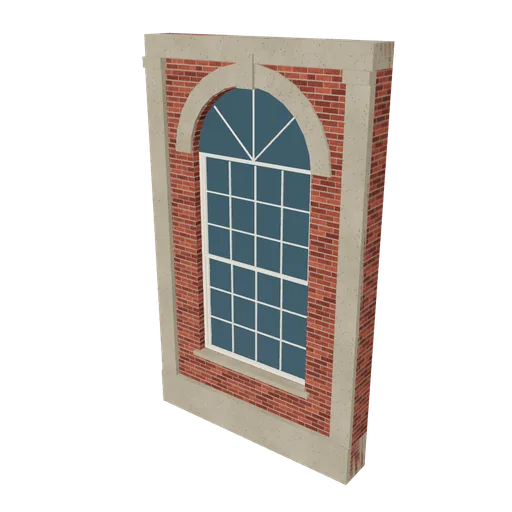 Library reading bay, 3D model preview