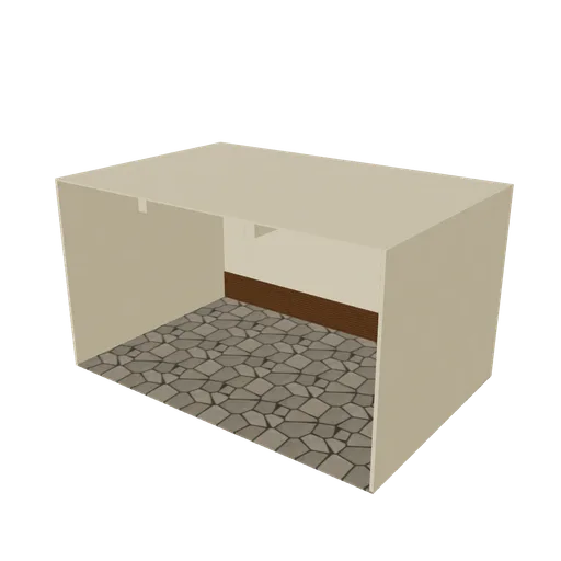 Library reading room, 3D model preview