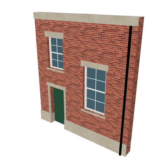 Library rear bay, 3D model preview