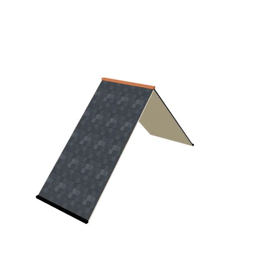 School roof, 3D model preview