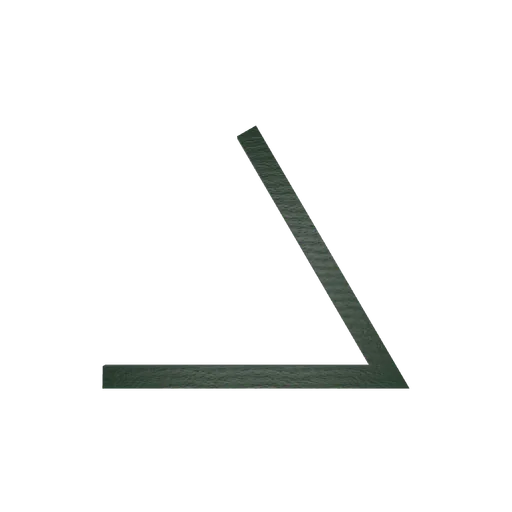 Corner cornice 60, 3D model preview