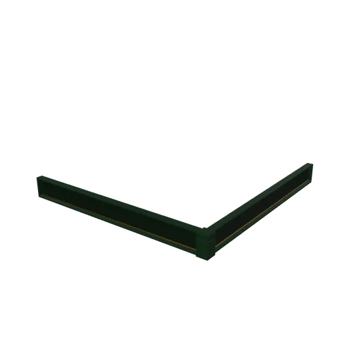 Corner fascia, 3D model preview