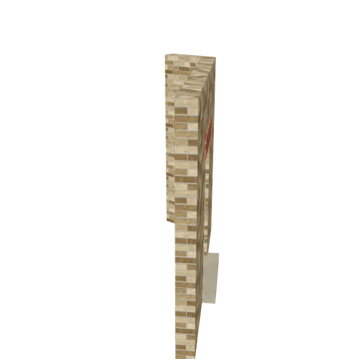 Corner ground return 60, 3D model preview
