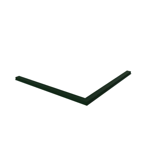 Corner head rail, 3D model preview